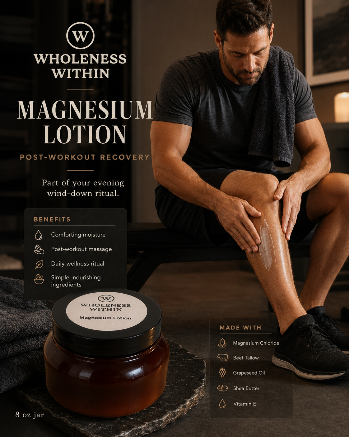 Wholeness Within Magnesium Lotion 8 oz