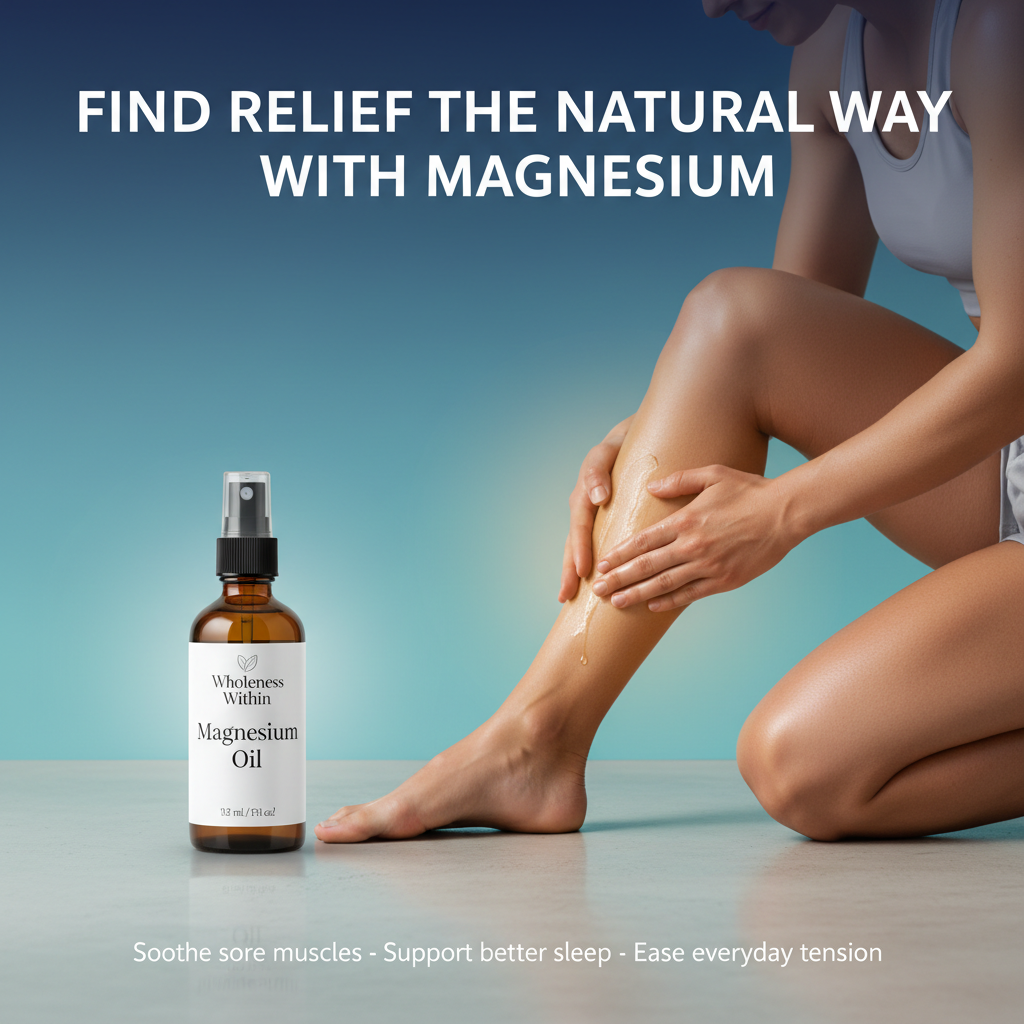 Magnesium OilMagnesium Oil - Natural Muscle Relief | Wholeness Within