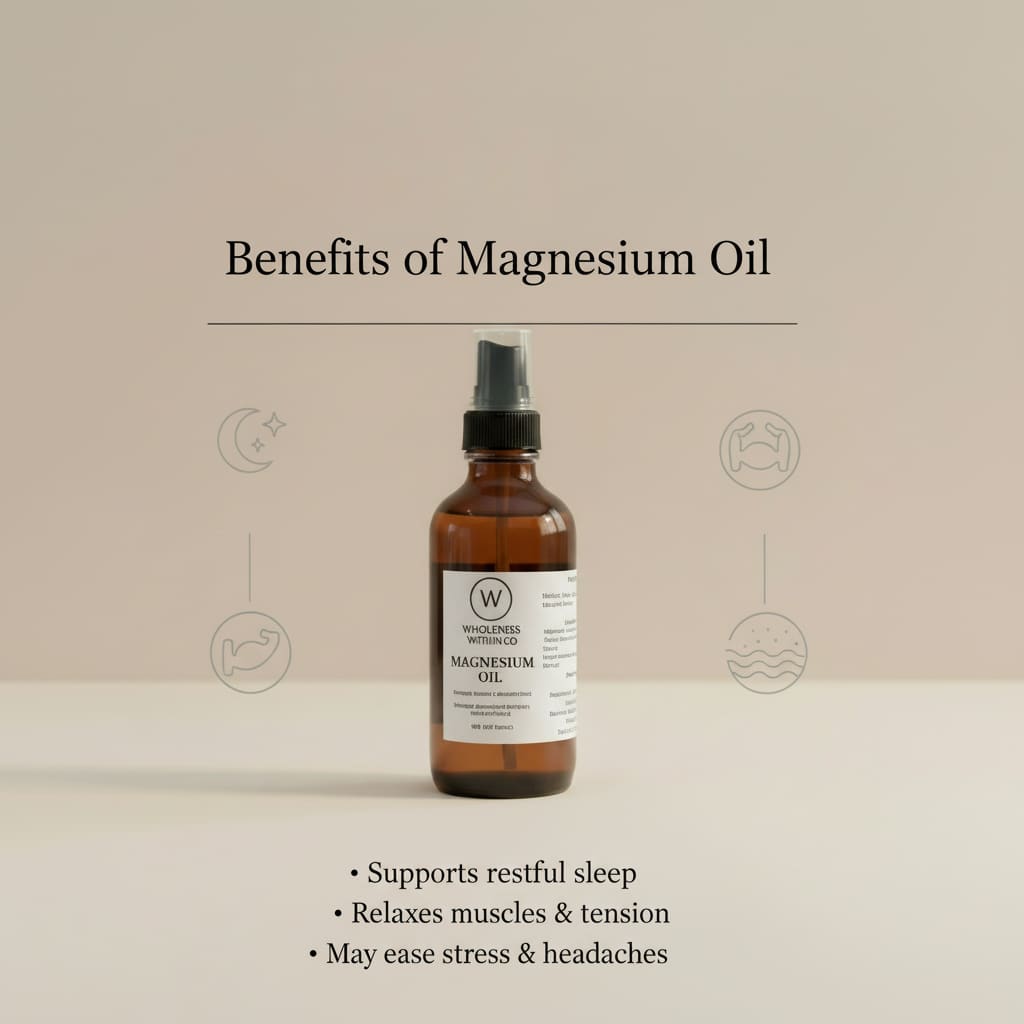 Magnesium OilMagnesium Oil - Natural Muscle Relief | Wholeness Within